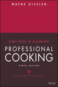 Professional Cooking for Canadian Chefs, Study Guide_cover