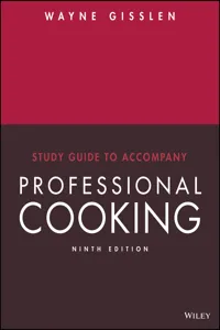 Professional Cooking, Study Guide_cover