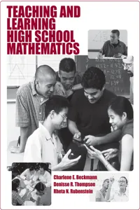 Teaching and Learning High School Mathematics_cover