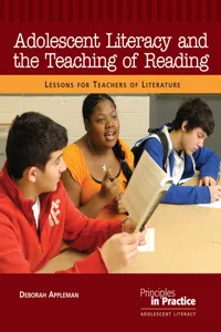 Adolescent Literacy and the Teaching of Reading_cover