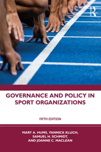 Governance and Policy in Sport Organizations_cover