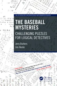 The Baseball Mysteries_cover