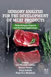 Sensory Analysis for the Development of Meat Products_cover