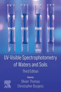 UV-Visible Spectrophotometry of Waters and Soils_cover