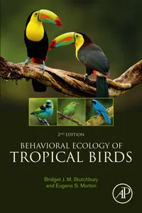 Behavioral Ecology of Tropical Birds_cover