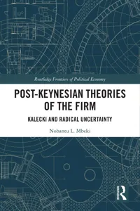 Post-Keynesian Theories of the Firm_cover