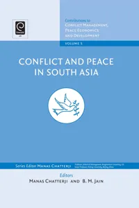 Conflict and Peace in South Asia_cover