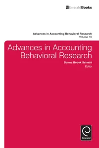 Advances in Accounting Behavioral Research_cover