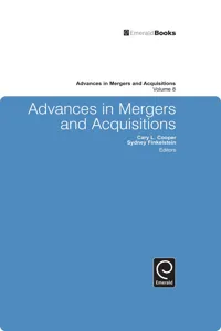 Advances in Mergers and Acquisitions_cover