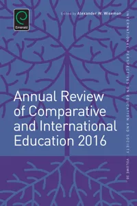 Annual Review of Comparative and International Education 2016_cover