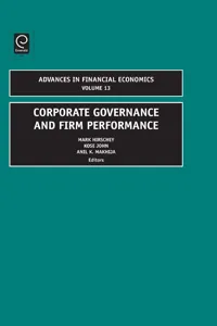 Corporate Governance and Firm Performance_cover