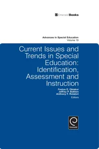 Current Issues and Trends in Special Education._cover