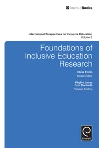 Foundations of Inclusive Education Research_cover