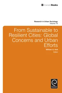 From Sustainable to Resilient Cities_cover