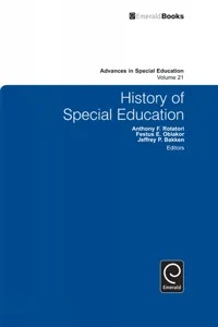 History of Special Education_cover