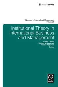 Institutional Theory in International Business_cover