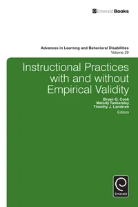 Instructional Practices with and without Empirical Validity_cover