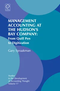 Management Accounting at the Hudson's Bay Company_cover