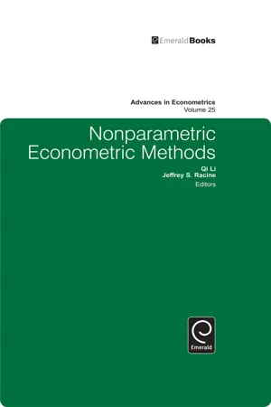 Nonparametric Econometric Methods