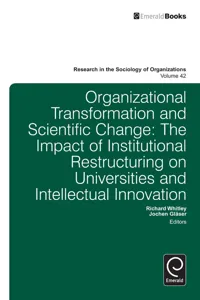 Organisational Transformation and Scientific Change_cover