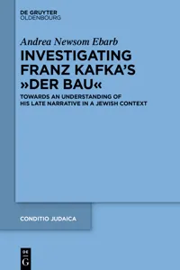 Investigating Franz Kafka's “Der Bau”_cover