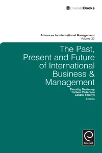 The Past, Present and Future of International Business and Management_cover