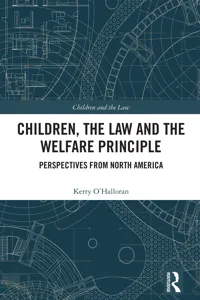 Children, the Law and the Welfare Principle_cover