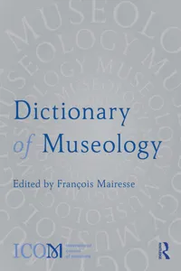Dictionary of Museology_cover