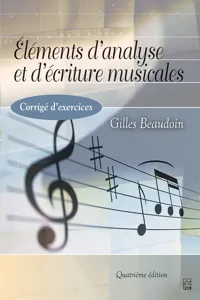 Éléments d'analyse et d'écriture musicales_cover