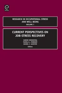 Research in Occupational Stress and Well being_cover