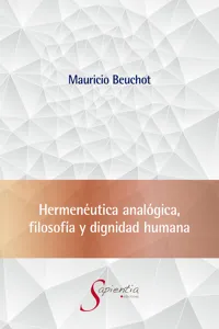 Hermenéutica analógica, filosofía y dignidad humana_cover