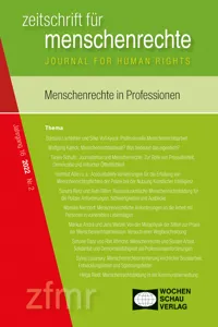 Menschenrechte in Professionen_cover