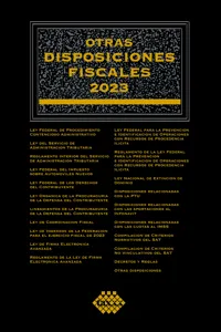 Otras disposiciones fiscales 2023_cover