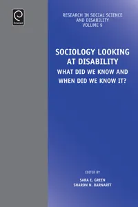 Sociology Looking at Disability_cover