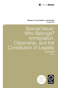 Special Issue: Who Belongs?_cover
