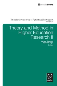 Theory and Method in Higher Education Research II_cover