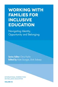 Working with Families for Inclusive Education_cover