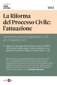 La Riforma del Processo Civile: l'attuazione_cover