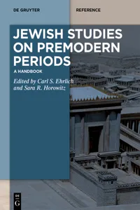 Jewish Studies on Premodern Periods_cover