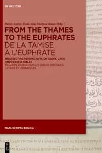 From the Thames to the Euphrates De la Tamise à l'Euphrate_cover