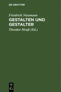 Gestalten und Gestalter_cover