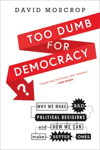 Too Dumb for Democracy?_cover