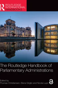The Routledge Handbook of Parliamentary Administrations_cover