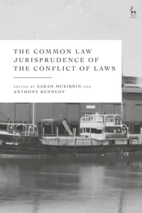 The Common Law Jurisprudence of the Conflict of Laws_cover