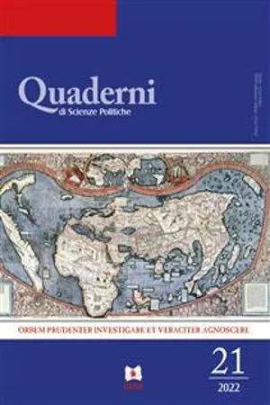 Quaderni di Scienze politiche 21 | 2022