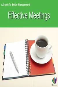 A Guide to Better Management: Effective Meetings_cover