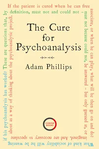 The Cure for Psychoanalysis_cover