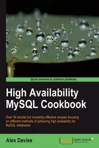 High Availability MySQL Cookbook_cover
