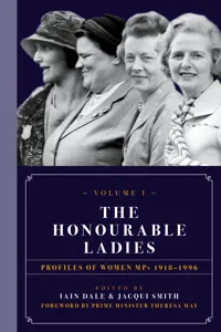 The Honourable Ladies: Volume I_cover