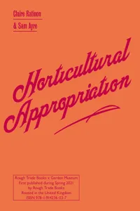 Horticultural Appropriation_cover